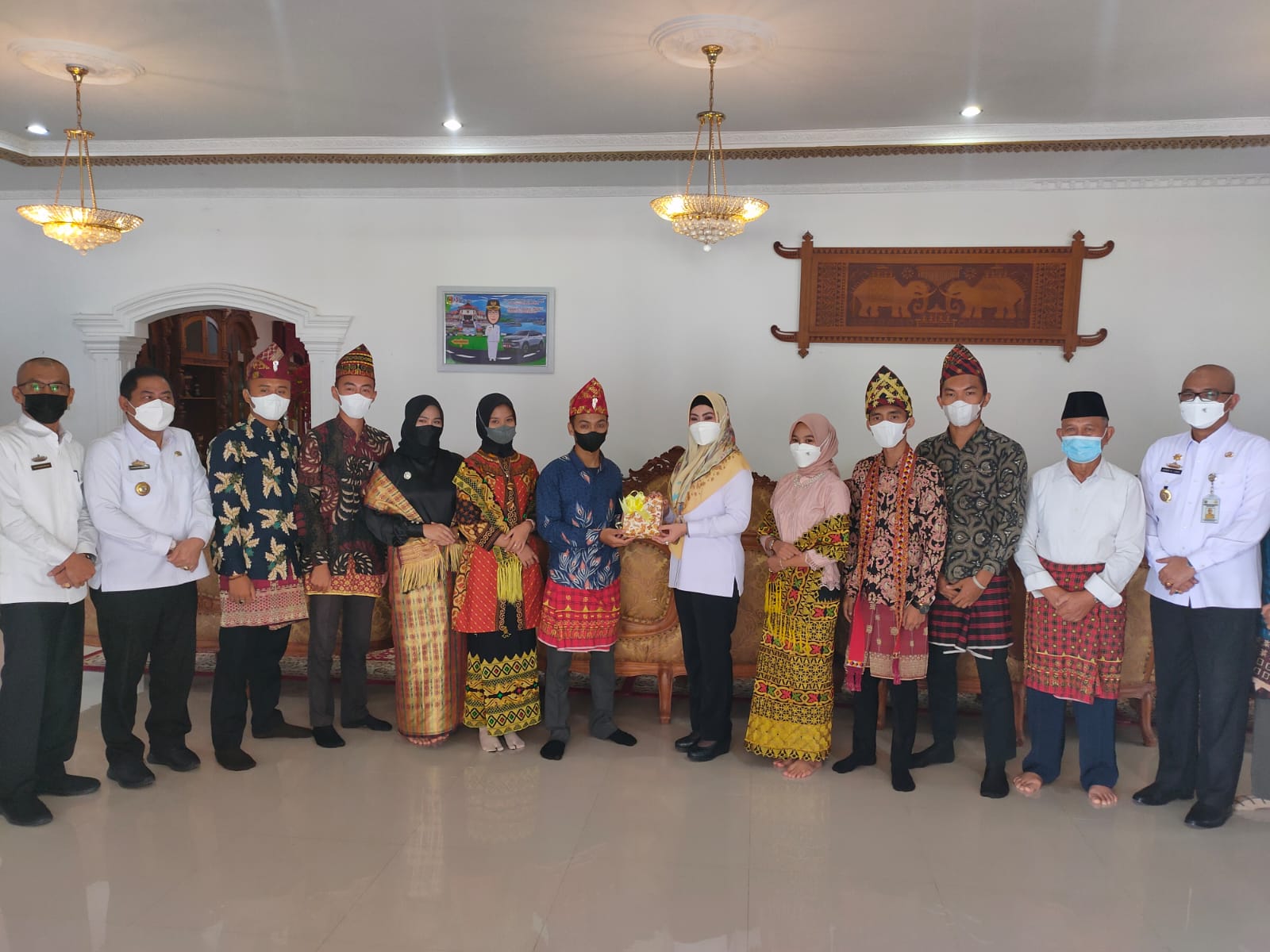 Bupati Tanggamus Hj. Dewi Handajani, Menerima Audiensi dari Kebandakhan Marga Gunung Alip 